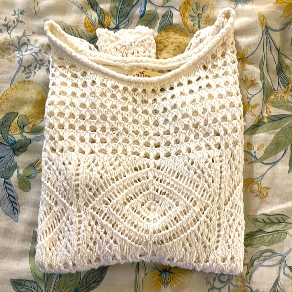 White Hollister Sweater
